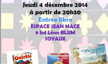 Affiche soirée jeux