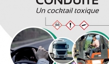 affichette cannabis au volant