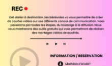 Atelier pour bénévoles vidéo