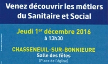 Venez découvrir les métiers du sanitaire et social