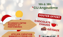Noël pour les parents étudiants au CIJ d’Angoulême