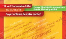 Affiche Forum Santé Charente 2014