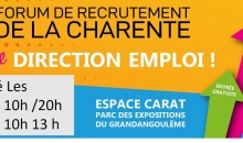 Forum recrutement de la charente Espace Carat angoulême emploi recherche