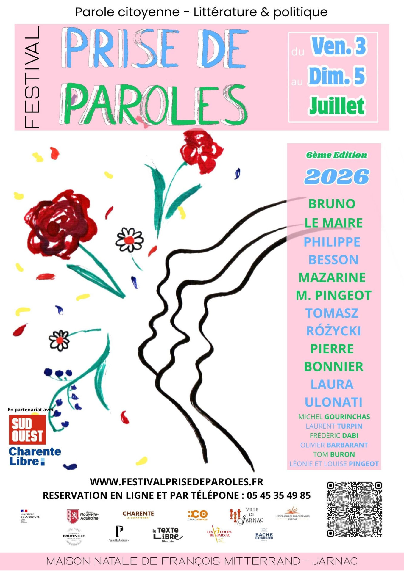 Affiche Festival Prise de paroles